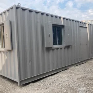 EARL-Blick vom Vinylboden des 30-Fuß-Containerbüros